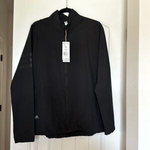 Woman’s Black Golf Jacket, XL.